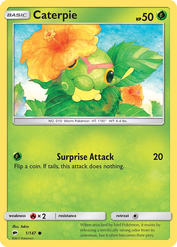 Caterpie | Burning Shadows 1/147