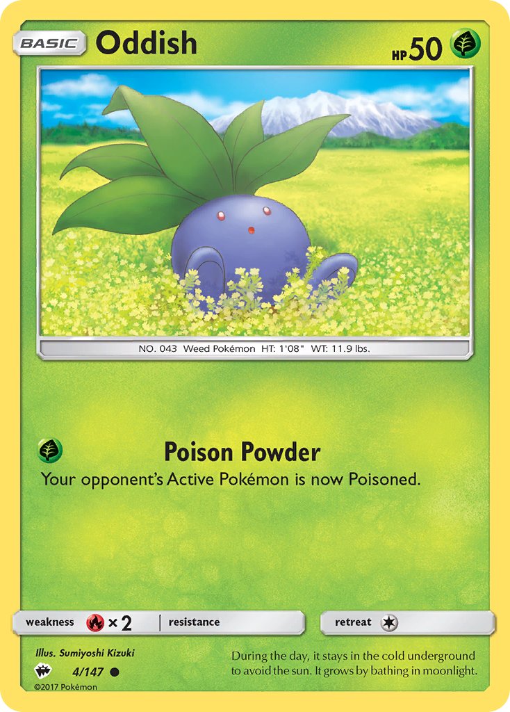 Oddish | Burning Shadows 4/147