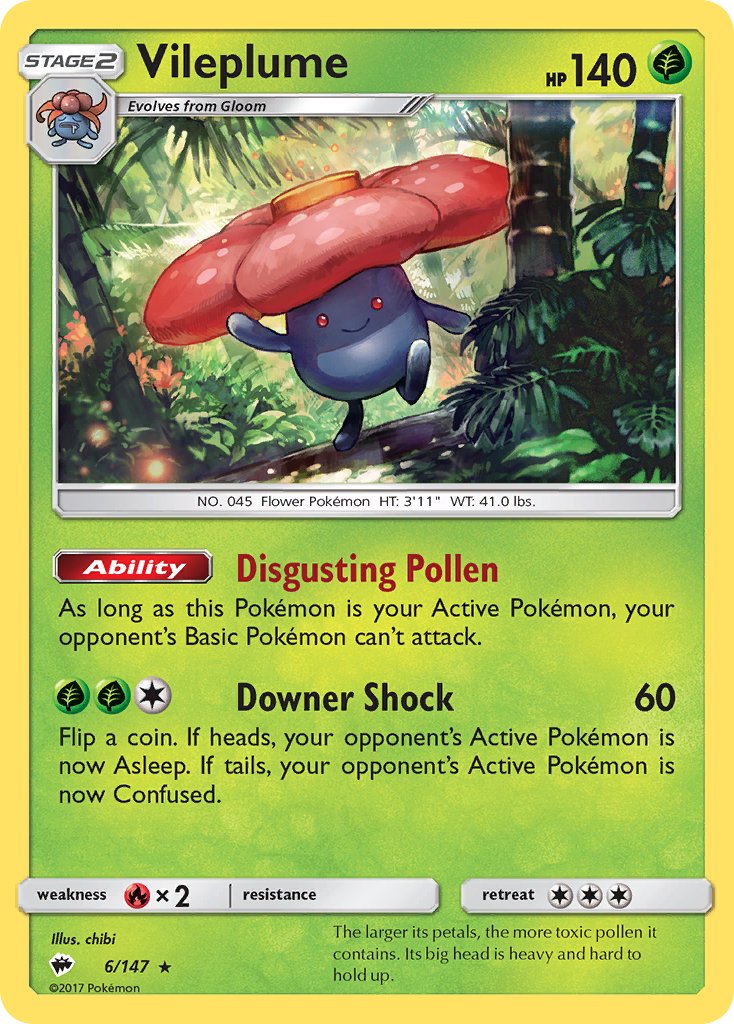 Vileplume | Burning Shadows 6/147