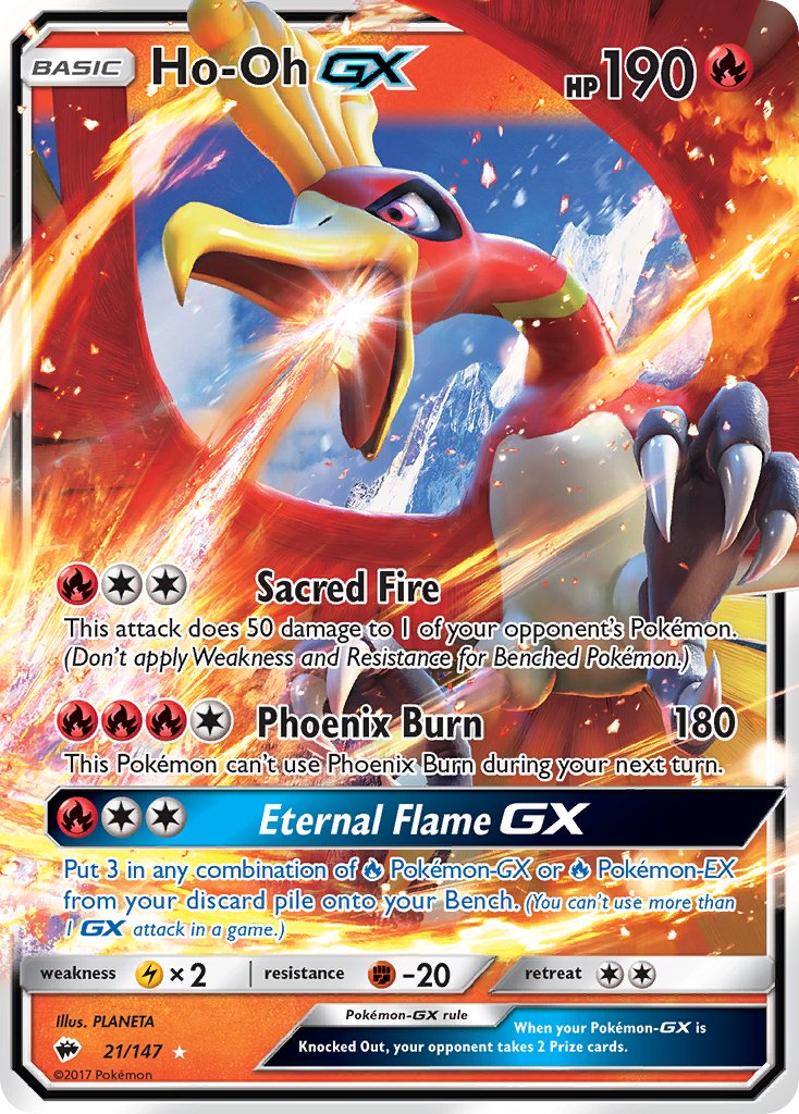 Ho-Oh GX | Burning Shadows 21/147