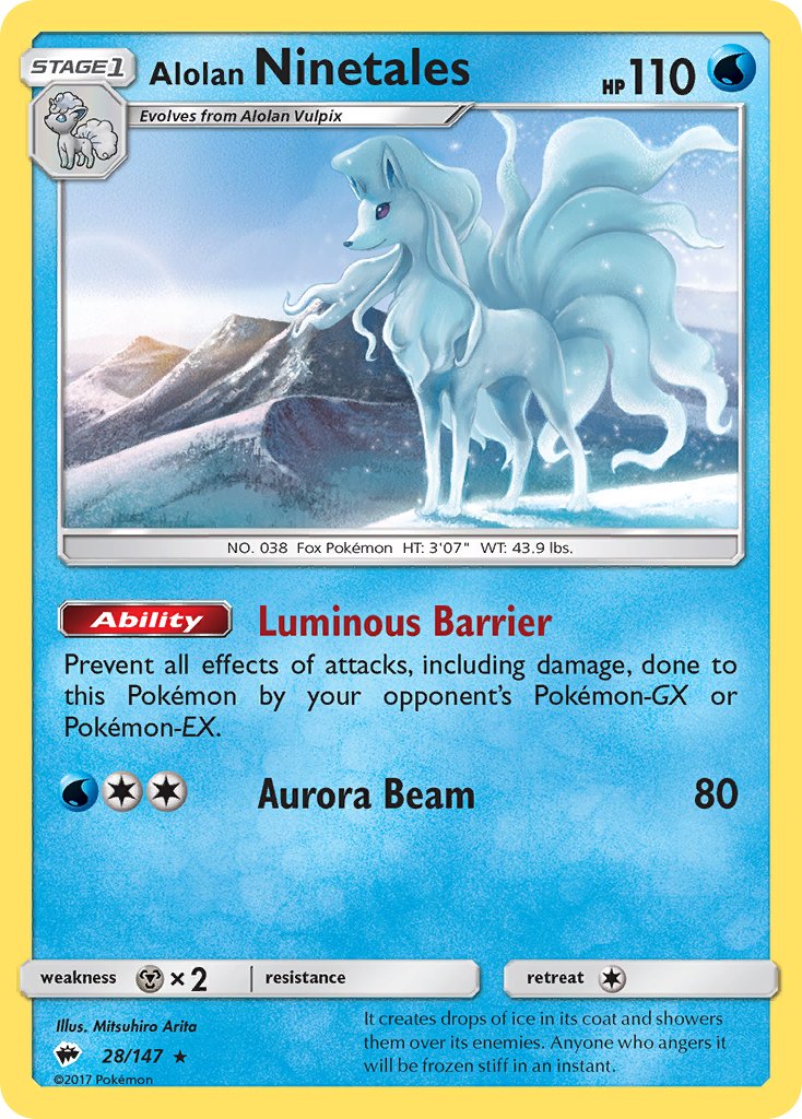 Alolan Ninetales | Burning Shadows 28/147