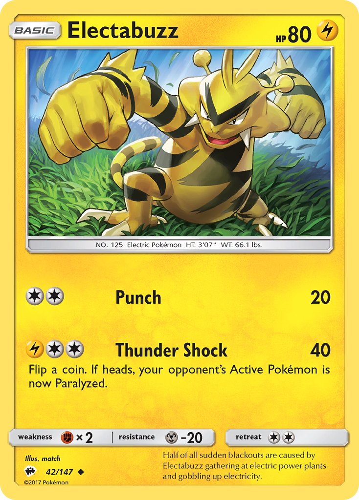 Electabuzz | Burning Shadows 42/147