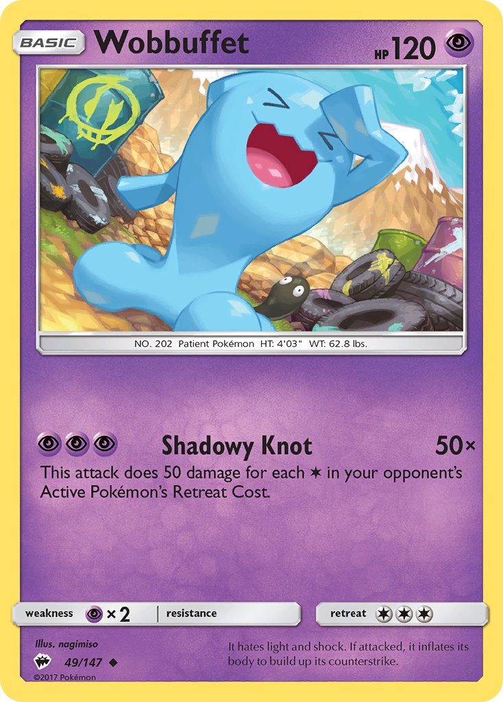 Wobbuffet | Burning Shadows 49/147