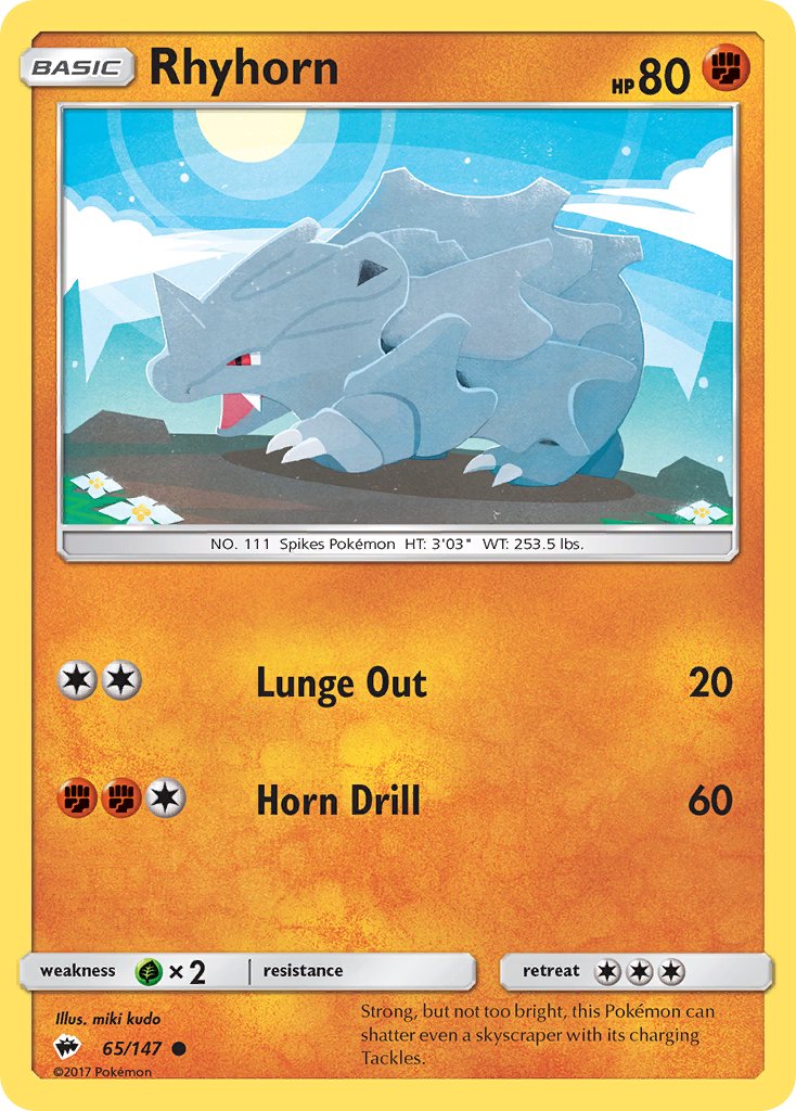 Rhyhorn | Burning Shadows 65/147
