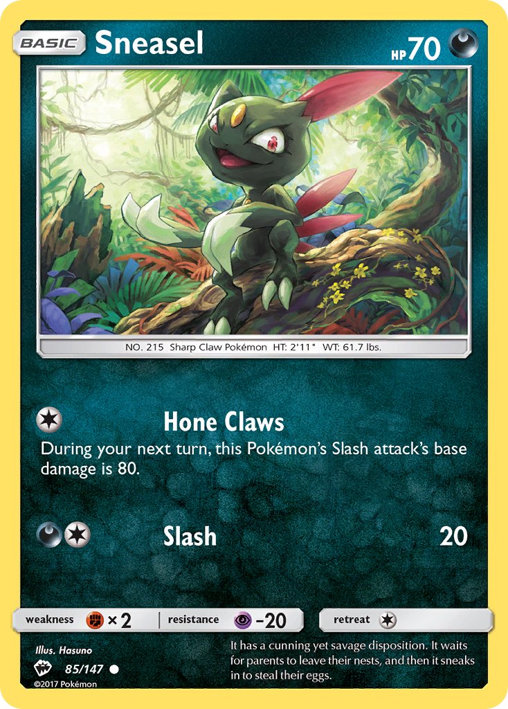 Sneasel | Burning Shadows 85/147