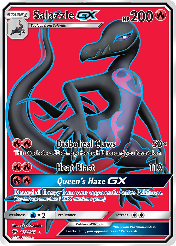 Salazzle GX | Burning Shadows 132/147