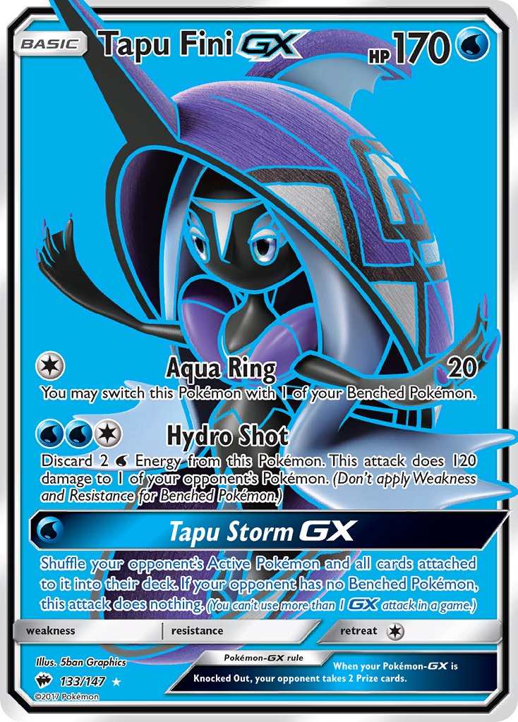Tapu Fini GX | Burning Shadows 133/147