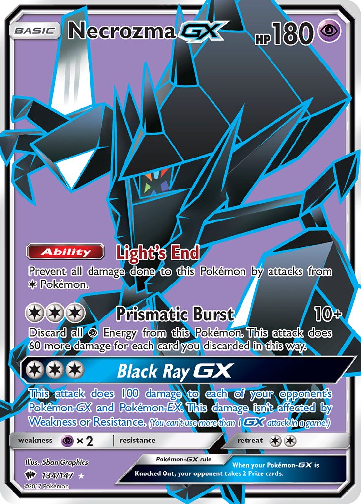 Necrozma GX | Burning Shadows 134/147