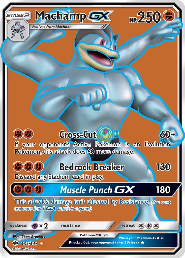 Machamp GX | Burning Shadows 135/147