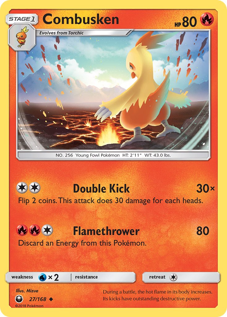 Combusken | Celestial Storm 027/168