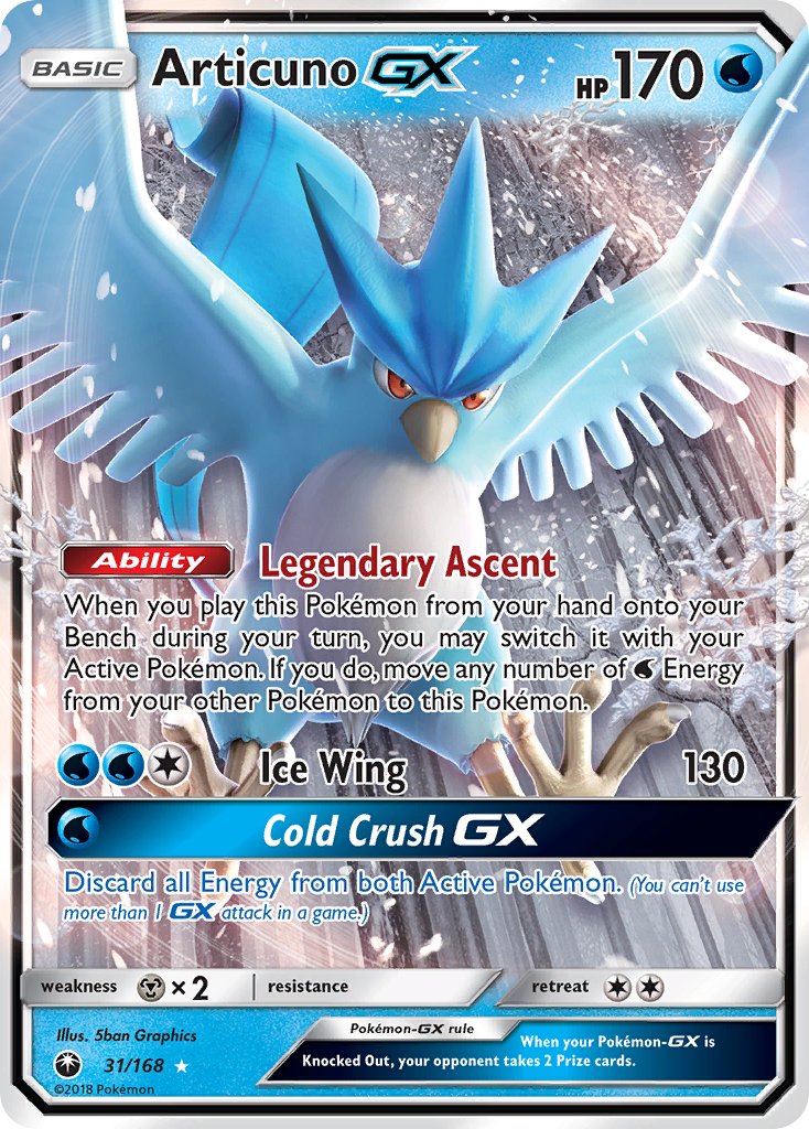 Articuno GX | Celestial Storm 031/168