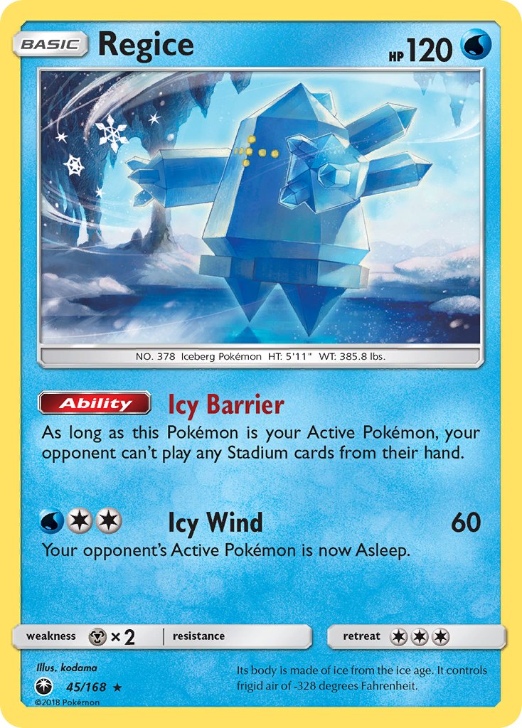 Regice | Celestial Storm 045/168