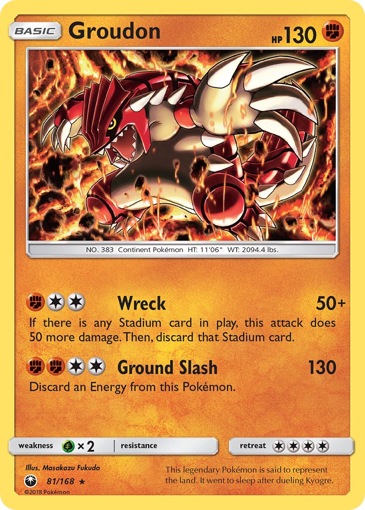 Groudon | Celestial Storm 081/168