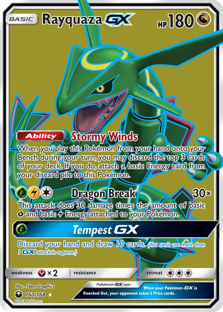 Rayquaza GX | Celestial Storm 160/168