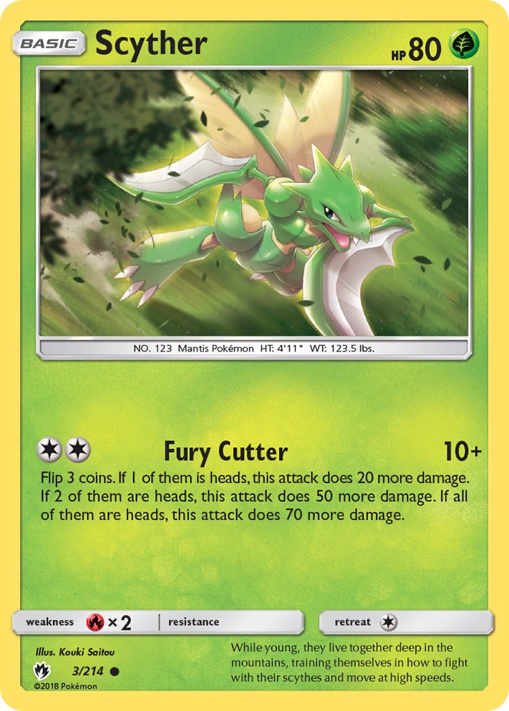 Scyther | Lost Thunder 003/214