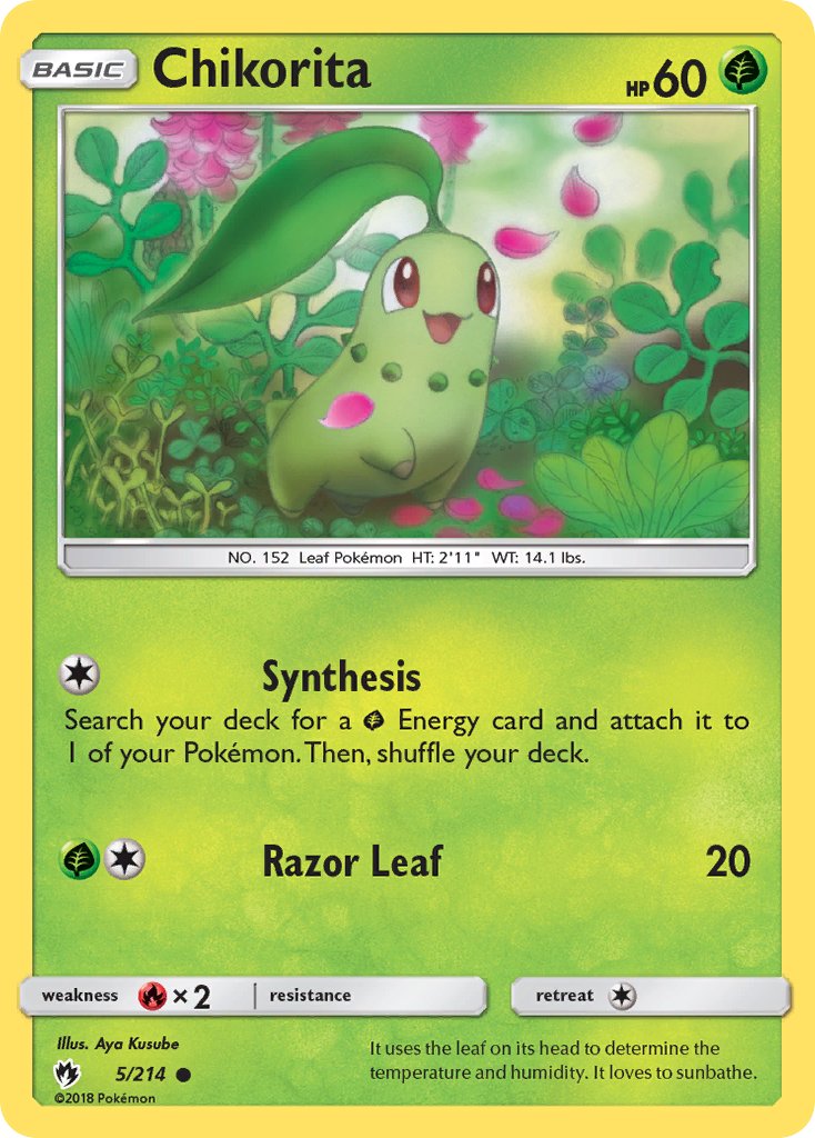 Chikorita | Lost Thunder 005/214
