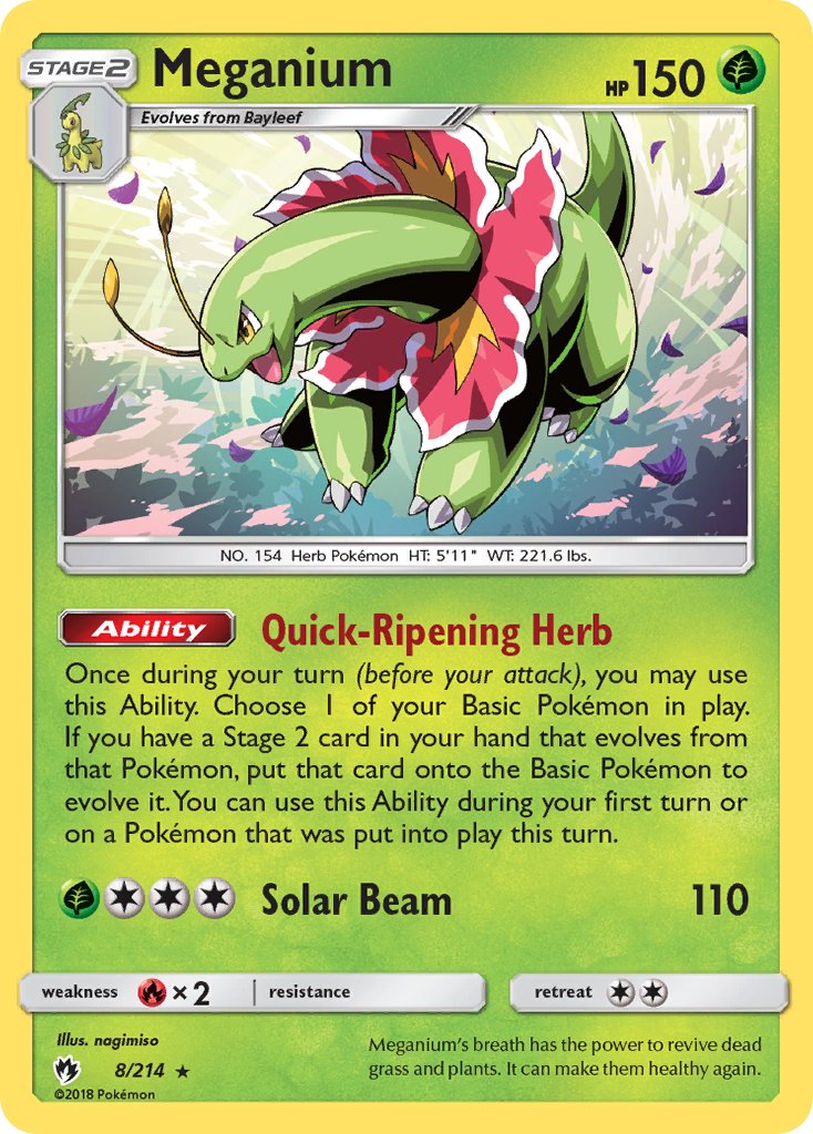 Meganium | Lost Thunder 008/214