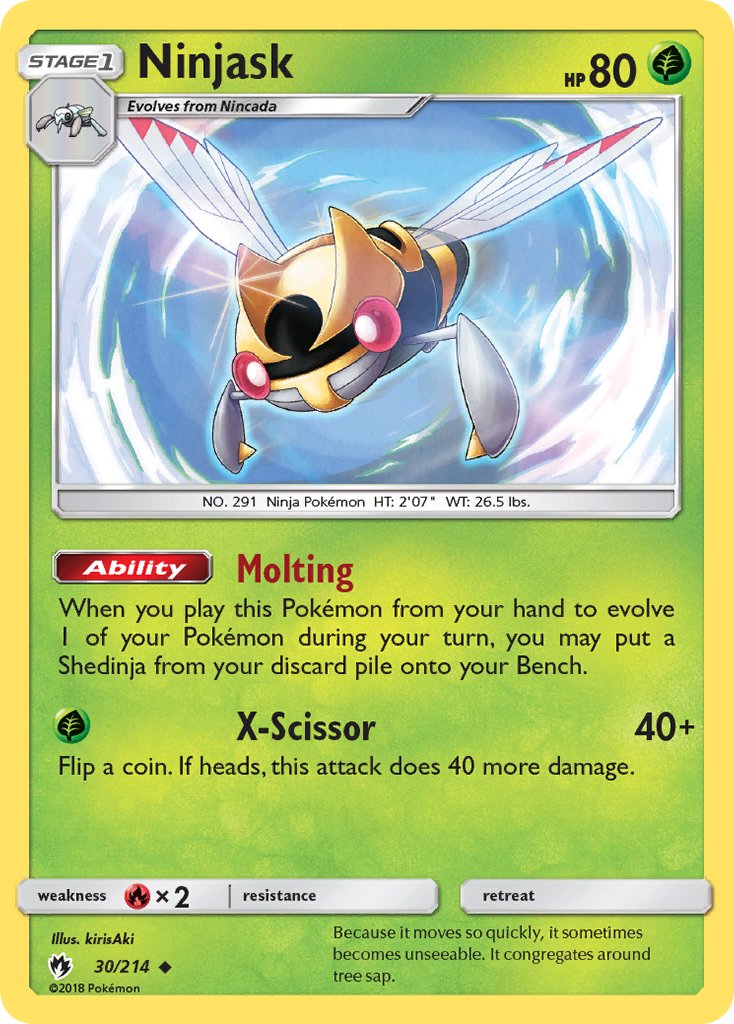 Ninjask | Lost Thunder 030/214