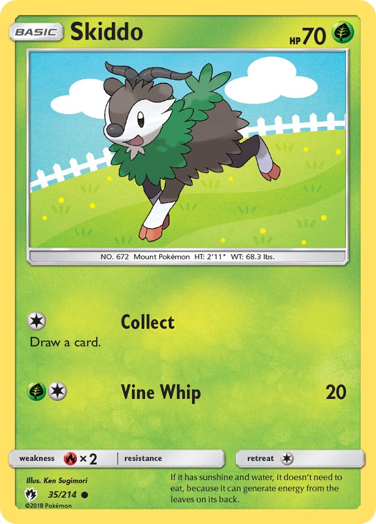 Skiddo | Lost Thunder 035/214