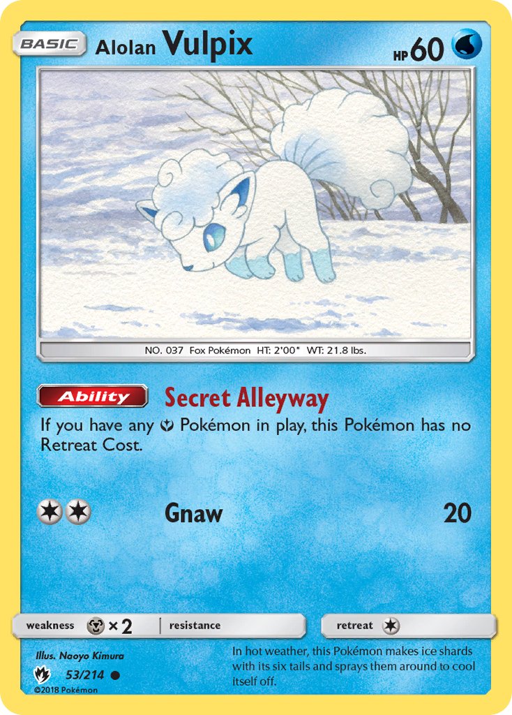 Alolan Vulpix | Lost Thunder 053/214