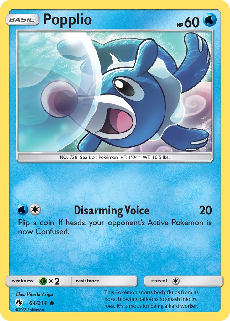 Popplio | Lost Thunder 064/214