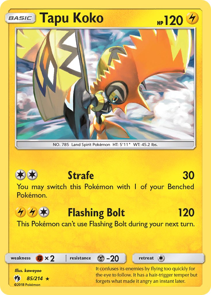 Tapu Koko | Lost Thunder 085/214