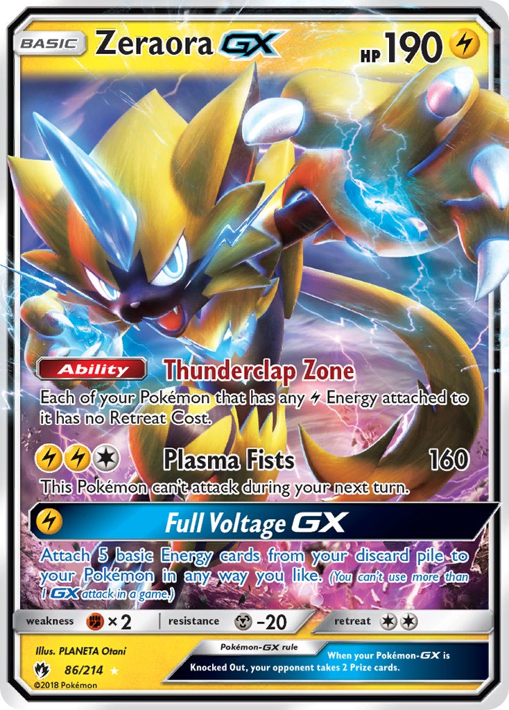 Zeraora GX | Lost Thunder 086/214