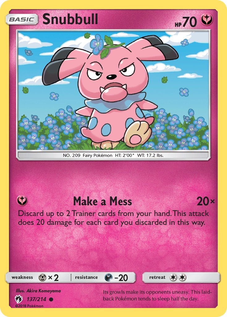 Snubbull | Lost Thunder 137/214