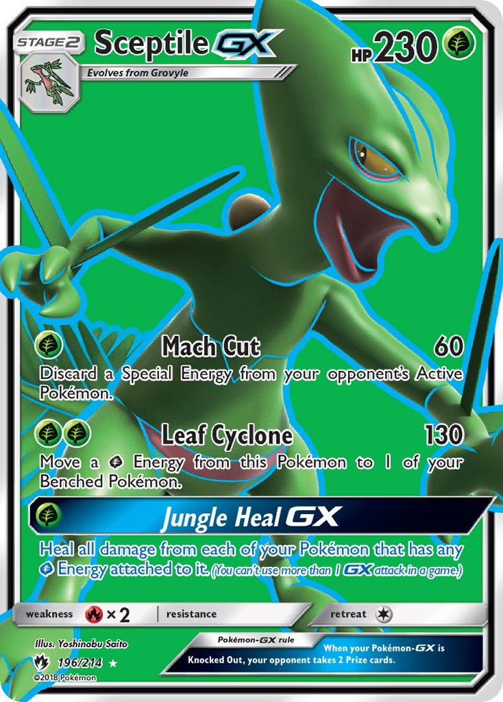 Sceptile GX | Lost Thunder 196/214