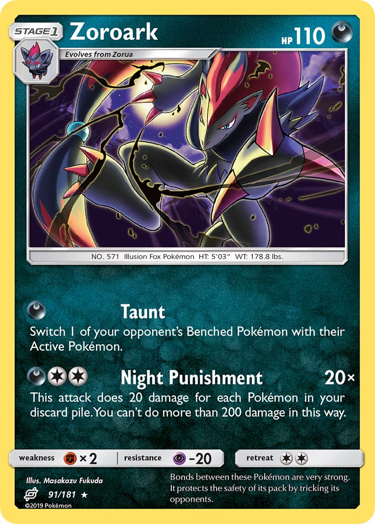 Zoroark | Team Up 091/181