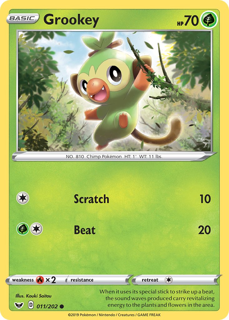Grookey | Sword & Shield Base Set 011/202