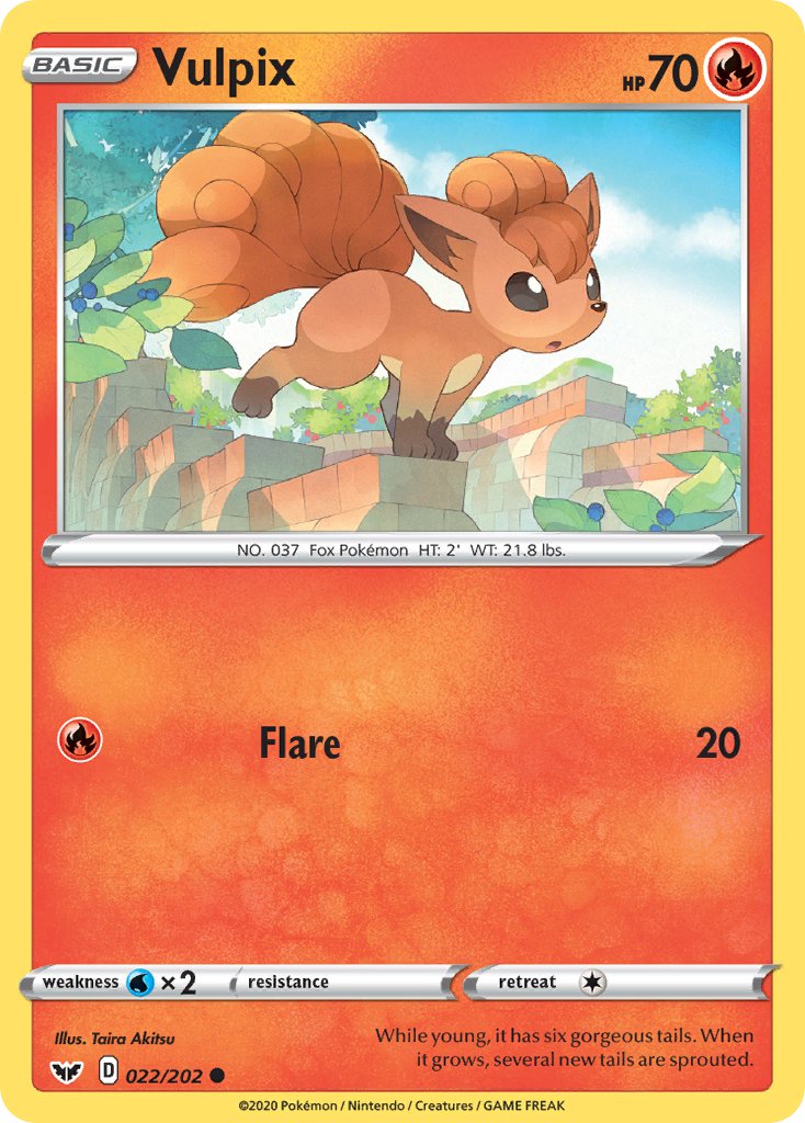 Vulpix | Sword & Shield Base Set 022/202