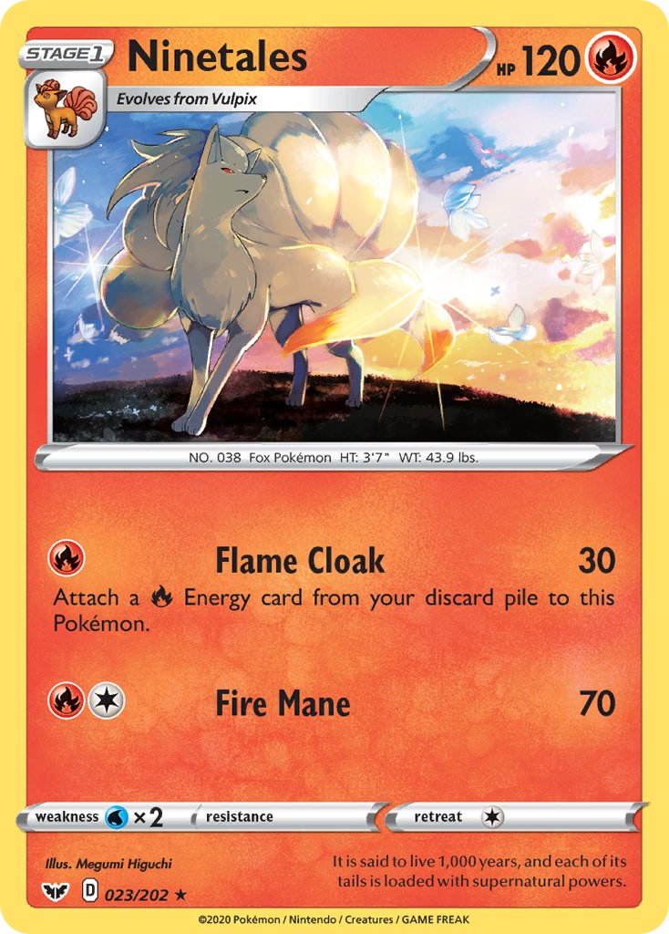Ninetails | Sword & Shield Base Set 023/202