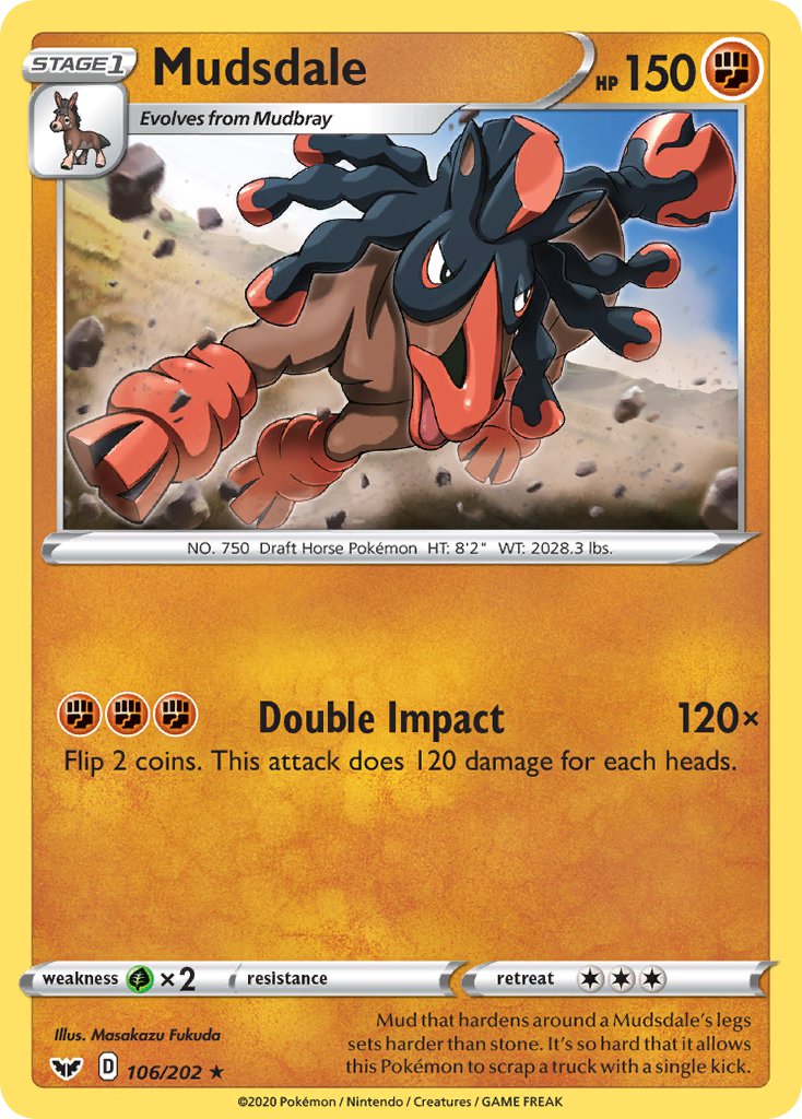 Mudsdale | Sword & Shield Base Set 106/202