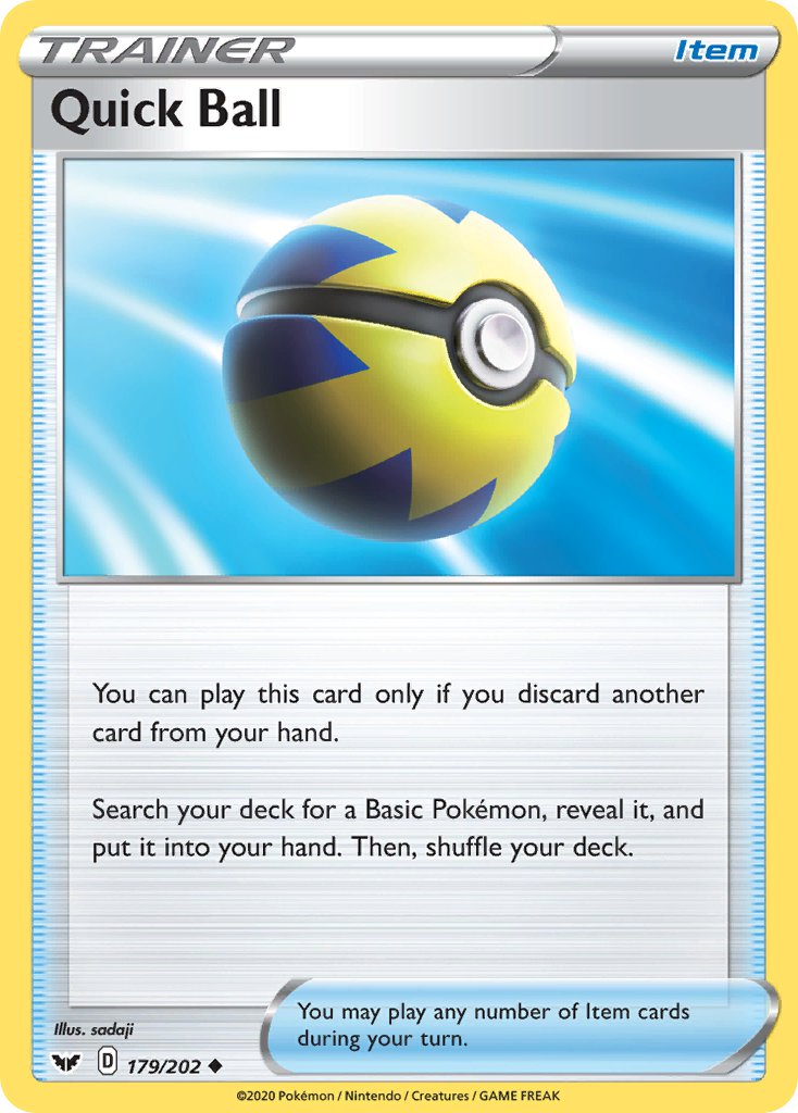 Quick Ball | Sword & Shield Base Set 179/202