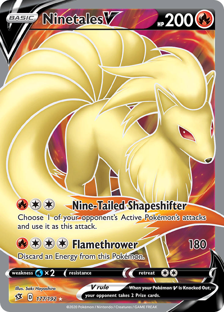 Ninetales V | Rebel Clash 177/192