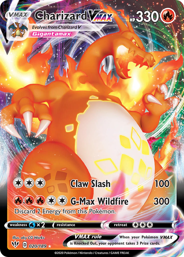 Charizard VMax | Darkness Ablaze 020/189
