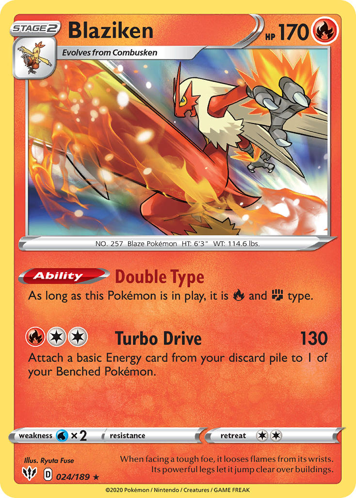 Blaziken | Darkness Ablaze 024/189