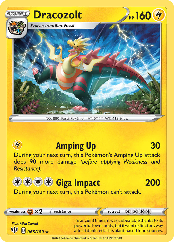 Dracozolt | Darkness Ablaze 065/189