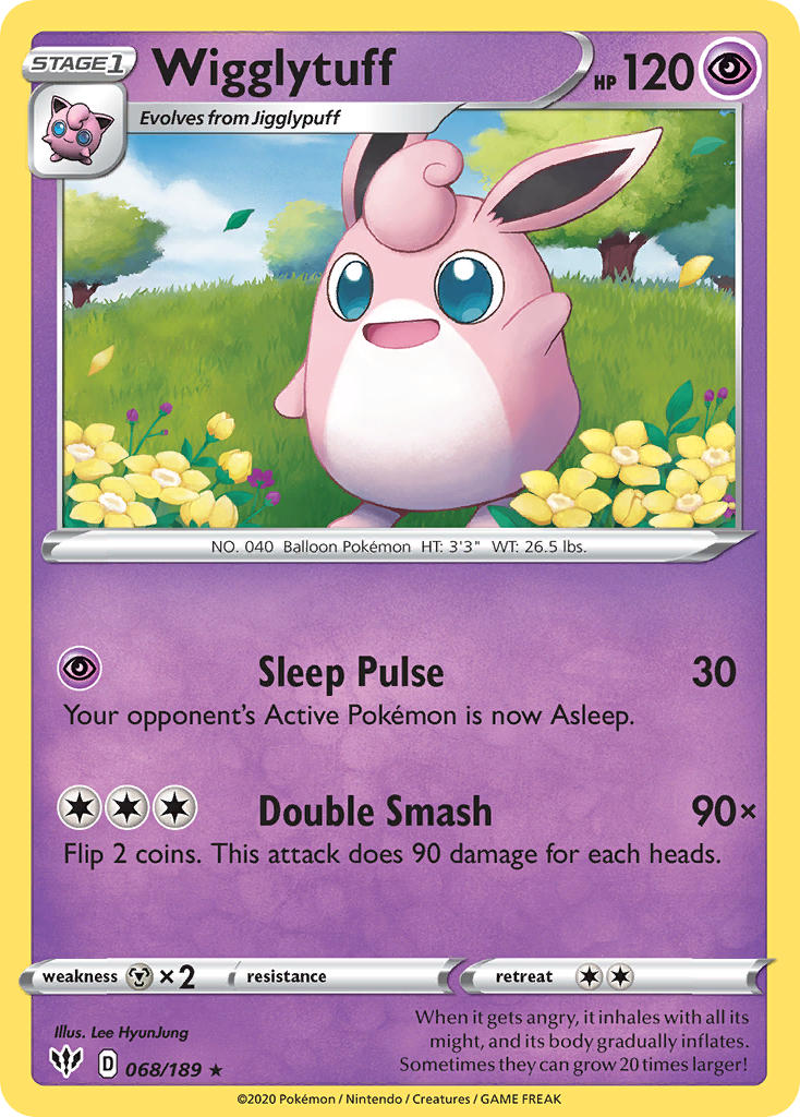 Wigglytuff | Darkness Ablaze 068/189