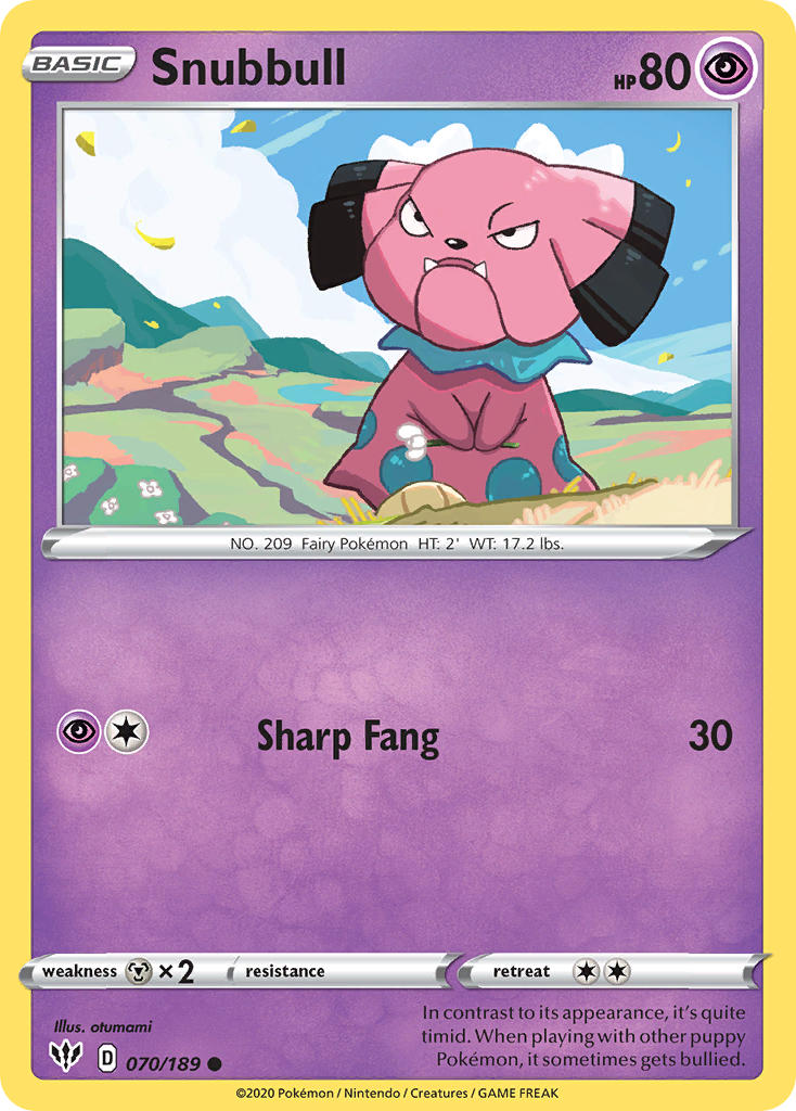 Snubbull | Darkness Ablaze 070/189