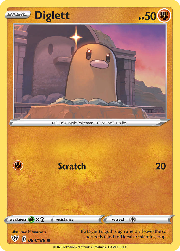 Diglett | Darkness Ablaze 084/189