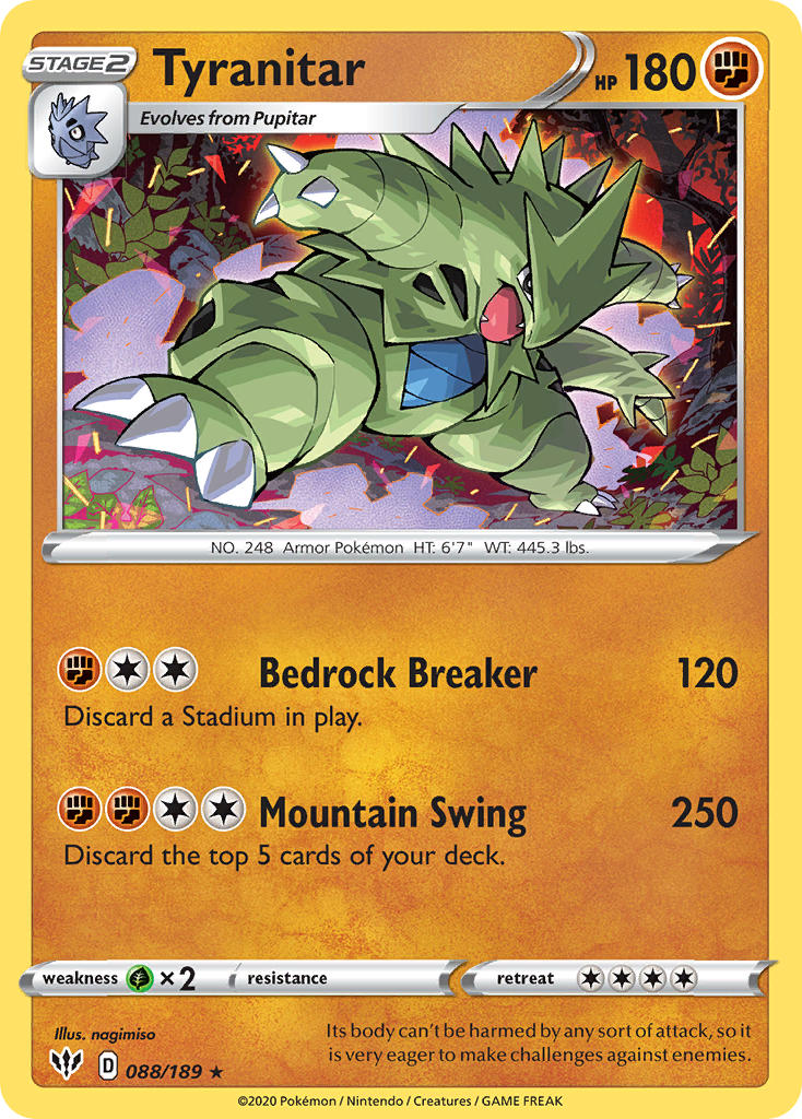 Tyranitar | Darkness Ablaze 088/189