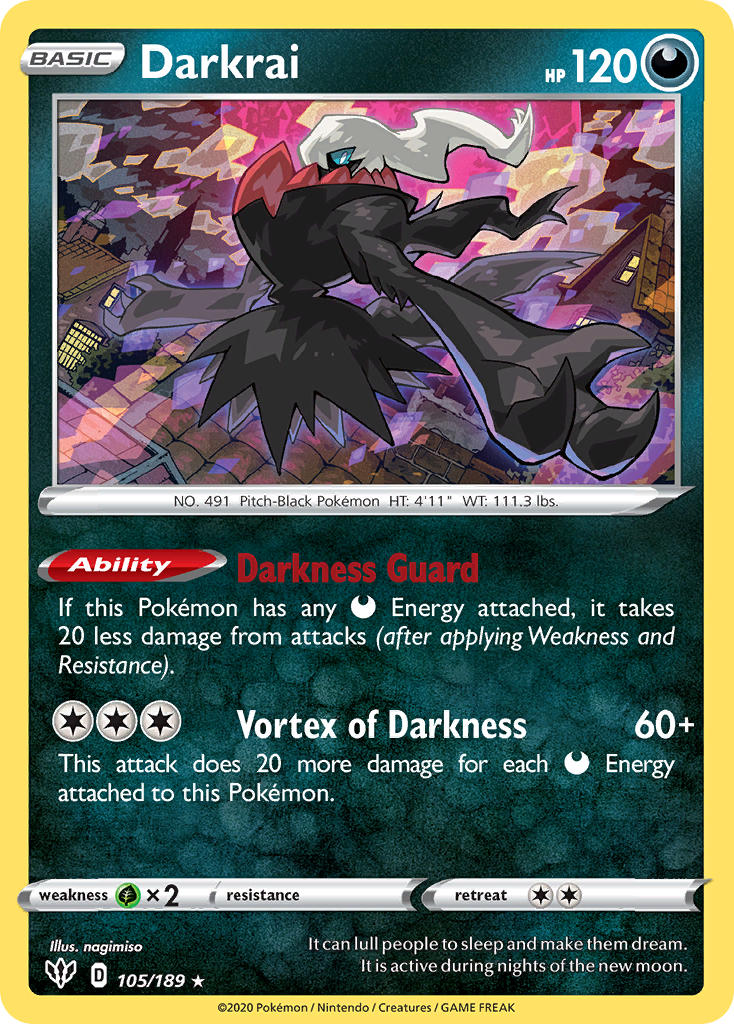 Darkrai | Darkness Ablaze 105/189