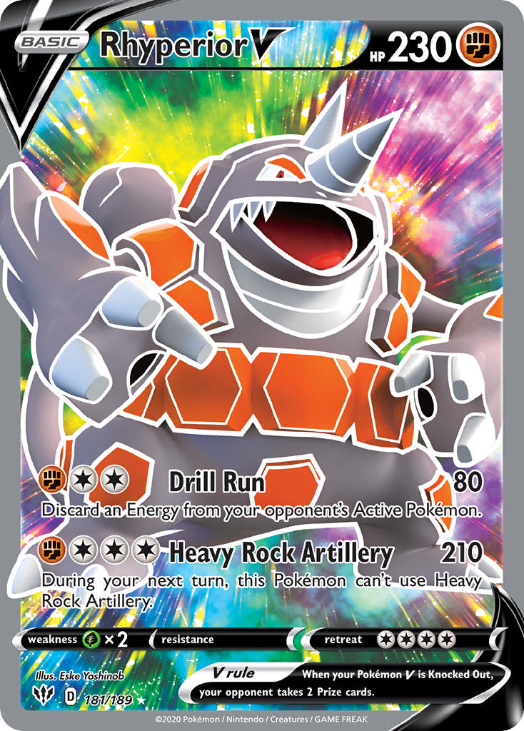 Rhyperior V | Darkness Ablaze 181/189