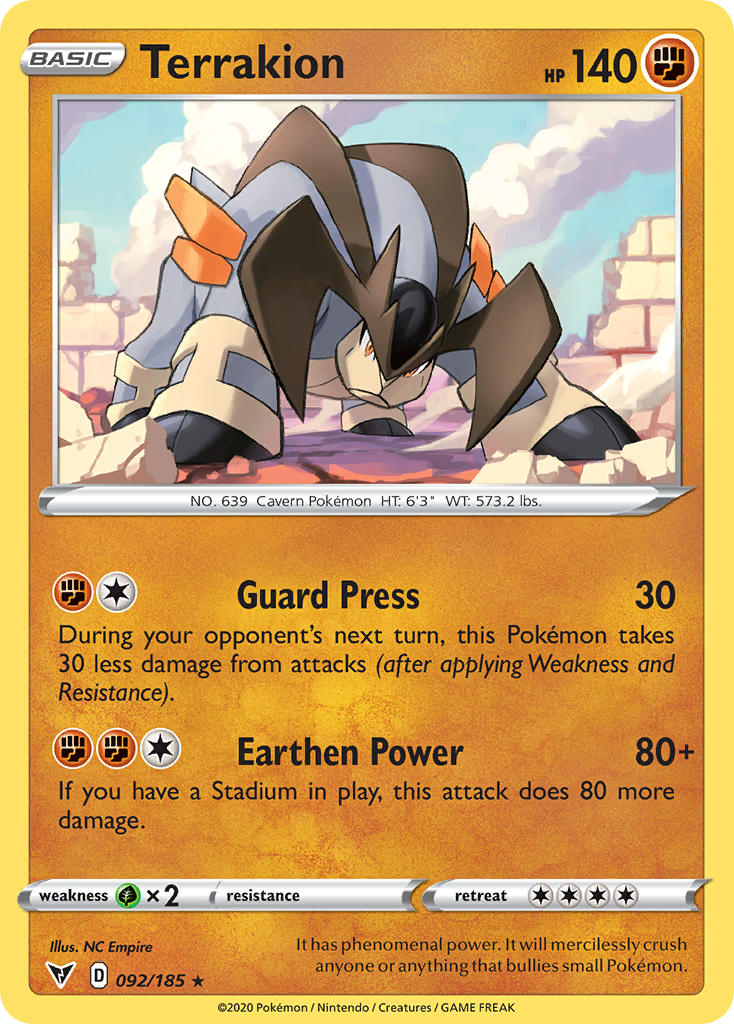 Terrakion | Vivid Voltage 092/185