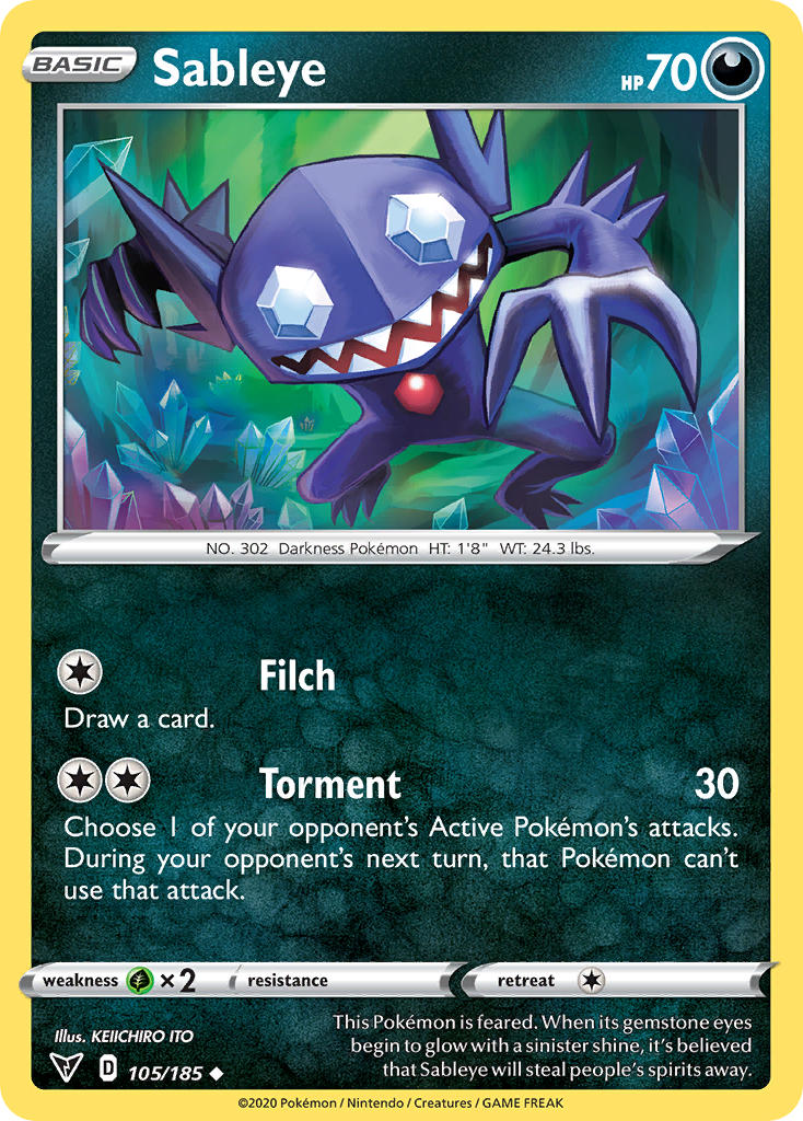 Sableye | Vivid Voltage 105/185