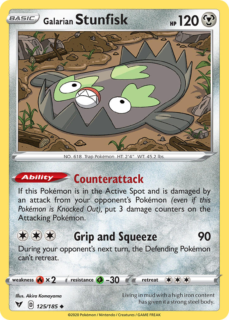 Galarian Stunfisk | Vivid Voltage 125/185