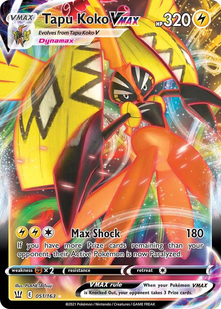 Tapu Koko VMAX | Battle Styles 051/163