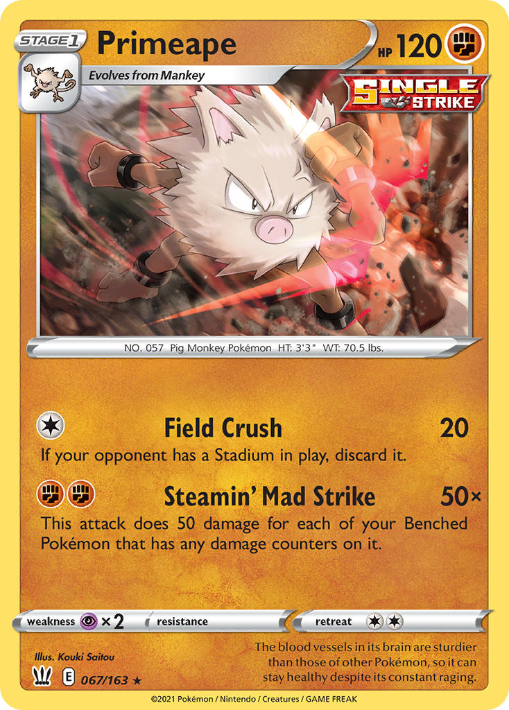 Primeape | Battle Styles 067/163